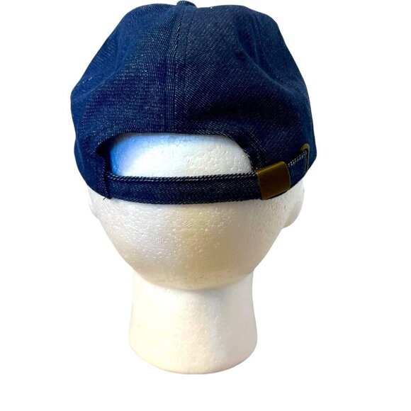 Friends Denim Baseball Cap Adjustable Strapback Embroidered Logo Casual Hat - Picture 4 of 6